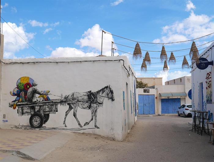 Wostel Djerba Apartment Erriadh ภายนอก รูปภาพ